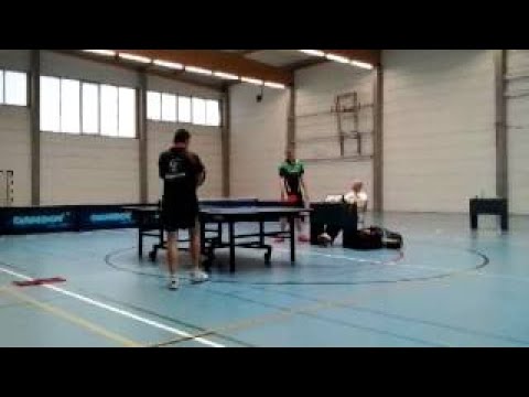 Tennis de table Top régional (TOURNAI BELGIQUE) Finale série B/A