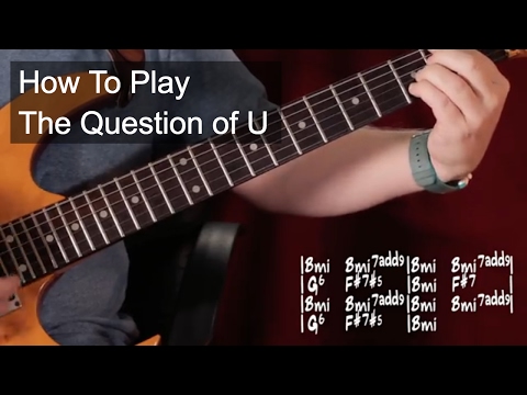 'The Question of U' Chords - Prince Guitar Lesson
