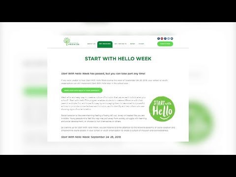 CT Newtown & Disney’s Start With Hello Program