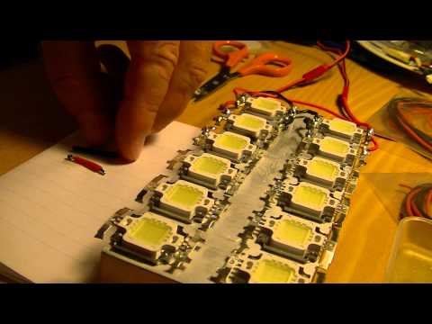 MongoTV_557 - Part 6 - Mongo RC - My 10 x 10 W LED 12 V 100 Watt LED Drone Spotlight Project