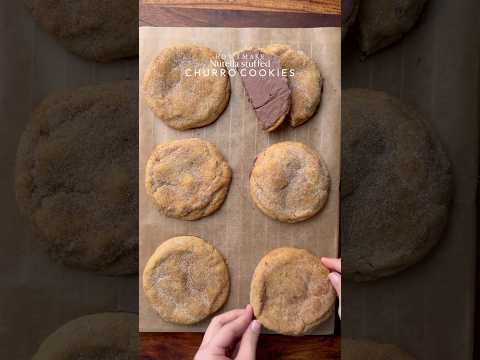 Nutella Stuffed Cinnamon Sugar Cookies