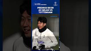 Prediksi Skor Leg Pertama Liga Champions: AC Milan vs Tottenham, Duel Tim Pesakitan, Imbang 1-1