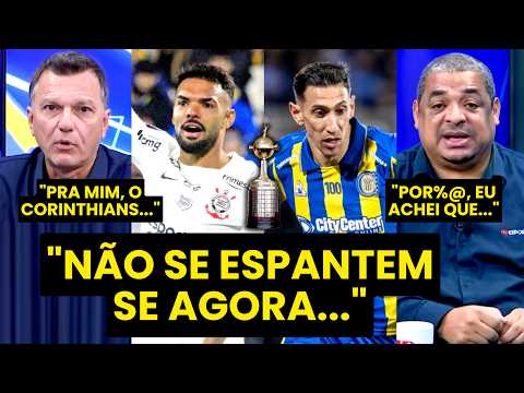 “EU JÁ VOU AFIRMAR AQUI! DEPOIS de HOJE, a CHANCE do CORINTHIANS…” EMPATE com ROSARIO CENTRAL!