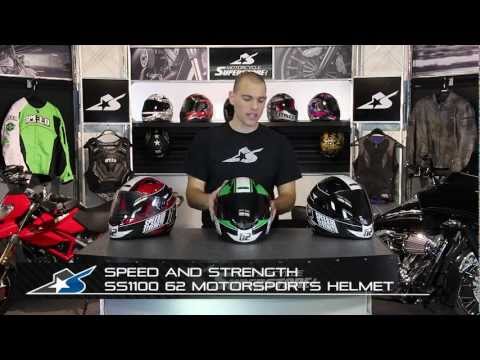 Speed and Strength SS1100 62 Motorsports Helmet from Motorcycle-Superstore.com