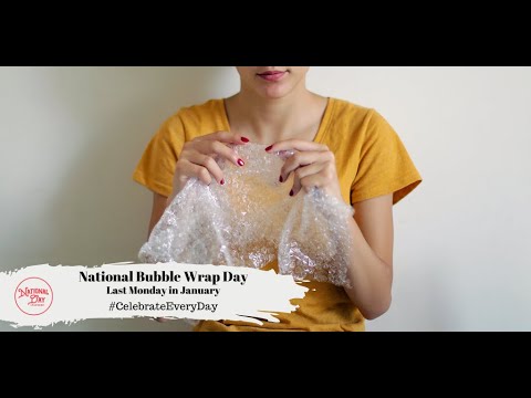 National Bubble Wrap Day | January 30