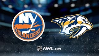 Hickey's OT winner lifts Isles to 2-1 win vs. Preds