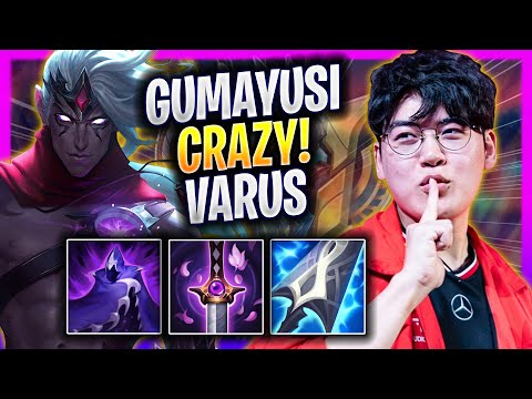 GUMAYUSI IS SO CRAZY WITH VARUS! - T1 Gumayusi Plays Varus ADC vs Yunara! | Season 2025
