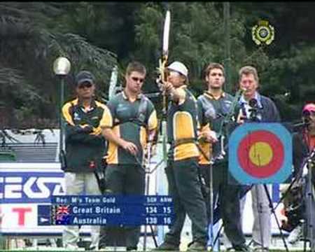 Great Britain v Australia – recurve men's team gold | Varese 2007 Archery World Cup Stage 2