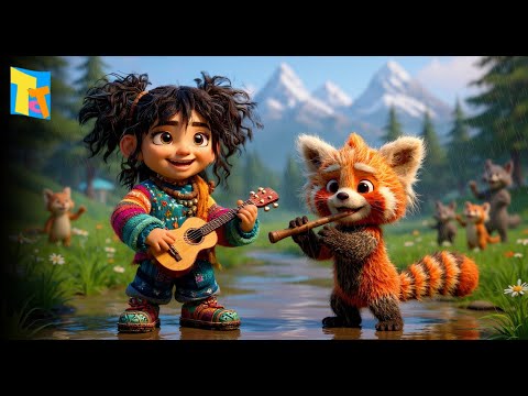 🌞🎶 Titai & Tiku | TimTim Valley Nursery Rhyme | Fun Kids Song in English 🎵🌧️