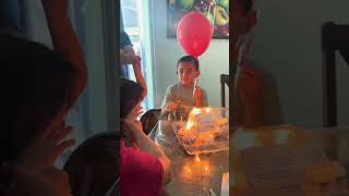 When children are prevented from blowing candles