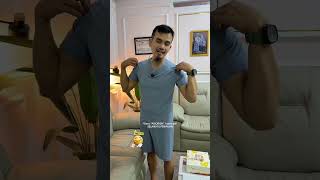 Setelan Ice Silk Pria dengan bahan adem, nyaman dipakai, cepat kering, dan membantu menyerap keringa