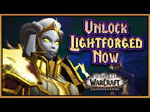 Unlock LightForged Draenei Fast - Shadowlands Allied Races Unlock Guide