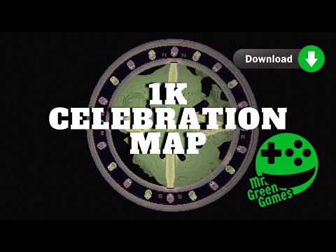 Mr. Greens 1K Celebration Map - Download In Discord #Minecraft #BedrockEdition