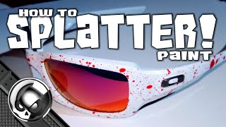 Top 3 Splatter Paint Tricks - How to Paint Splatter