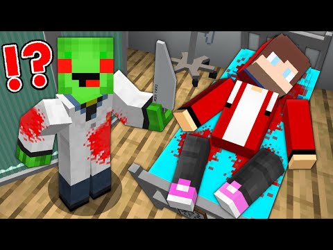 Shocking! Mikey becomes doctor to kill JJ? Minecraft Maizen Challenge