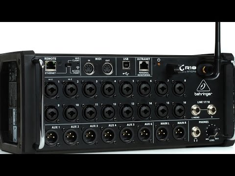 Behringer XR18 X-Air Digital Mixer Overview - Sweetwater Sound