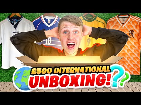 Unboxing A HUGE International Football Shirts Mystery Box!