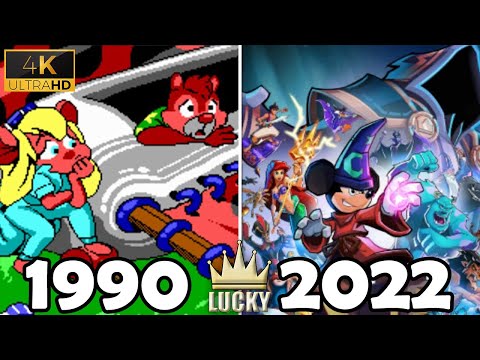 Evolution of Chip Dale Games 1990 2022 4K ULTRA HD