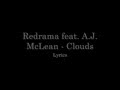 Redrama feat A.J. McLean - Clouds (lyrics) 