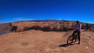 Riding the Above Abyss from southern trailhead to shrimp rock.
