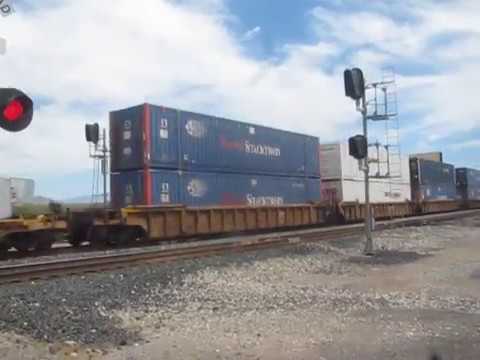 Ex-CSX AC6000 and BCOL Dash 9 Lead UP Intermodal