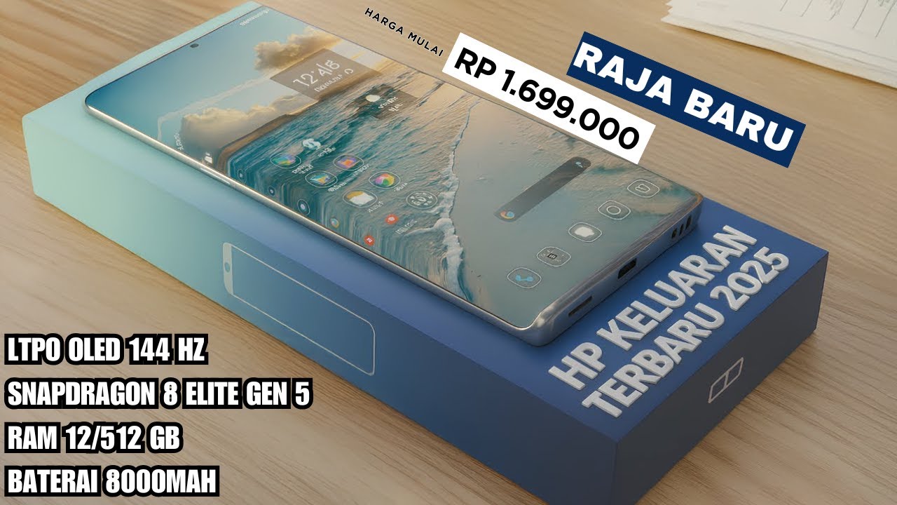 RACUN BARU‼️RAM 12/512GB, 8000MAH - HP TERBARU RESMI INDONESIA AKHIR 2025