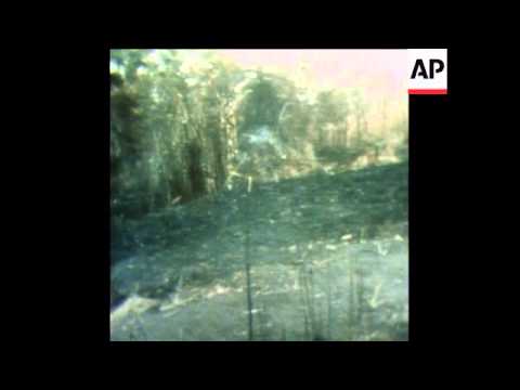 SYND 5 9 78 SCENES OF THE SHOT DOWN VISCOUNT AIRCRAFT