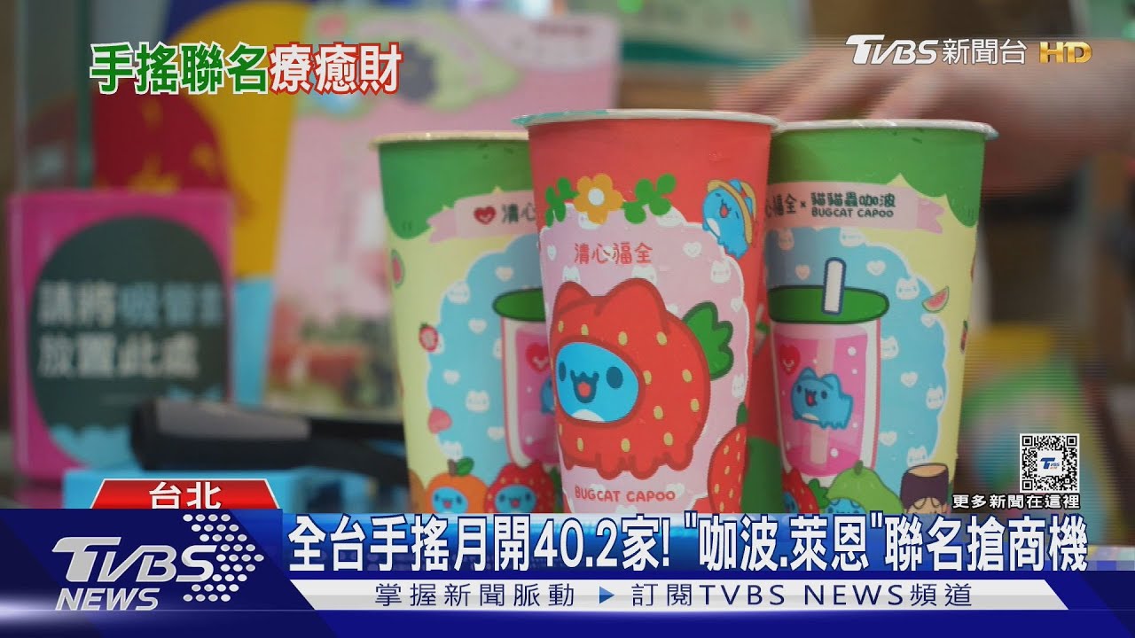 全台手搖月開40.2家! 「咖波、萊恩」聯名搶商機