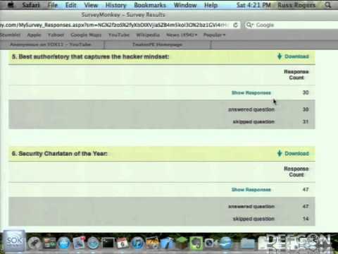 DEFCON 19: DEF CON Awards