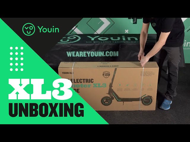 Youin XL3 Patinete Eléctrico 500W (Máx. 800W) 10" Negro video