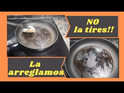 THE PAN IS STICKING, DON'T THROW IT AWAY!!! We'll fix it!!