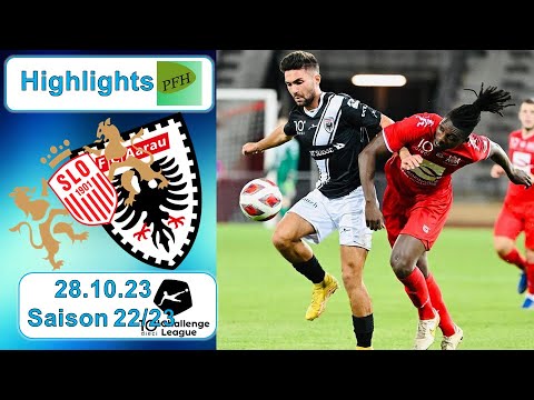 Highlights: FC Stade - Lausanne - Ouchy vs FC Aarau (28.10.2022)