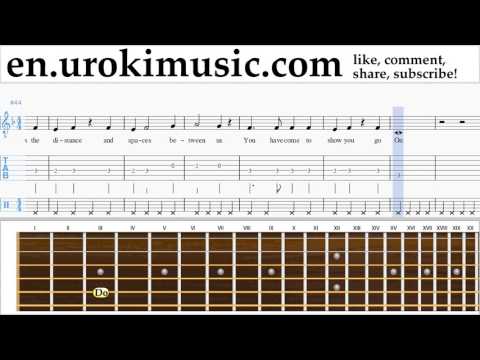 How to Play Guitar Celine Dion - Titanic - My Heart Will Go On Tabs Part#2 um-b352