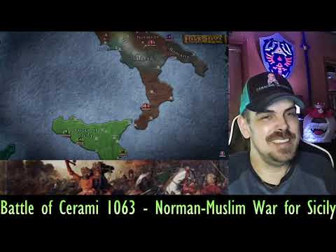 Battle of Cerami 1063 - Norman-Muslim War for Sicily REACTION