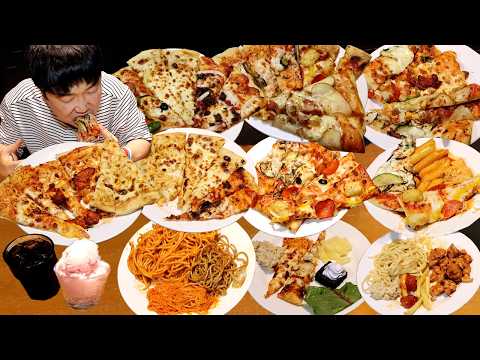 1만원대 피자 파스타 무한리필.. 10접시 40조각 털고 치킨 떡볶이 팥빙수 아스크림..