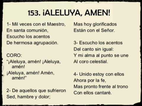 himno 153 Aleluya, amén! Amizadaim Mizrraim