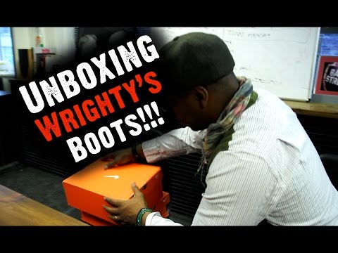 Unboxing Wrighty's custom NIKE boots [with Wrighty's reaction] | #OneMoreGame