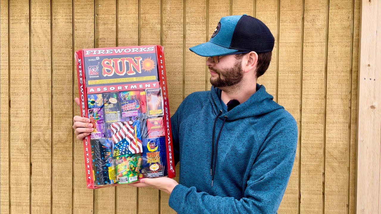 SUN FIREWORKS ASST. $40 UNBOXING & DEMO