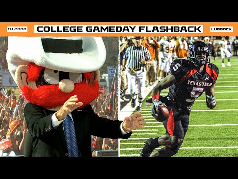 The intense hype of 2008 Texas-Texas Tech & the ending that exceeded it | College GameDay Flashback