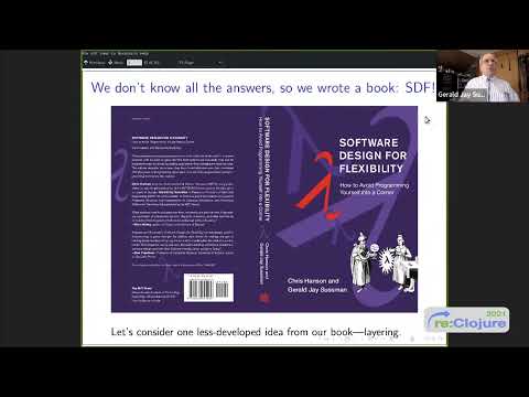 Gerald Jay Sussman keynote and discussion - reClojure 2021