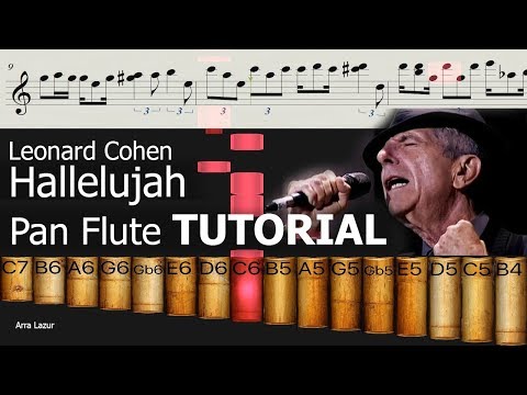 Leonard Cohen - Hallelujah (Pan Flute TUTORIAL)