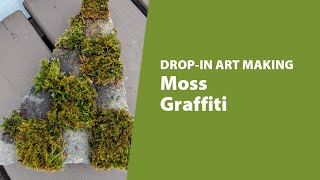 How to make moss collage & painting: 10 steps