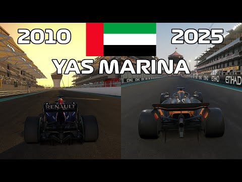 Evolution of Yas Marina Circuit in Codemasters F1 Games | 2010 - 2025