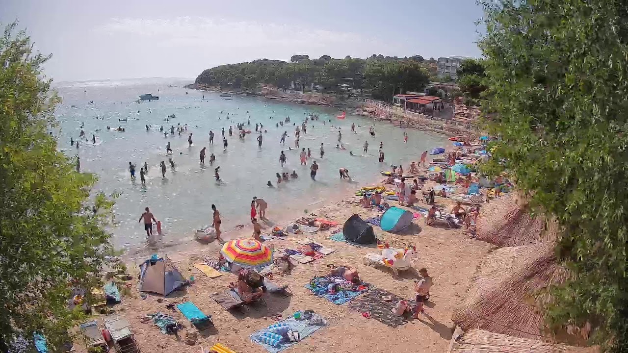 Live webcam view of Playa de Slanica, Murter