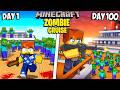 I Survived 100 Days On A ZOMBIE CRUISE In Minecraft