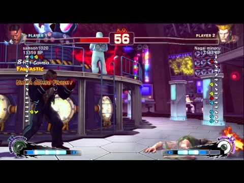 samson1020 [Dudley] vs Nagai minoru [Guile] SSF4 Japanese Online Ranked Matches - TRUE-HD