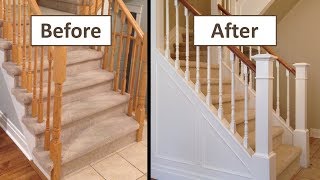 How to Make a Closed Stringer Staircase from an Open Stringer Staircase