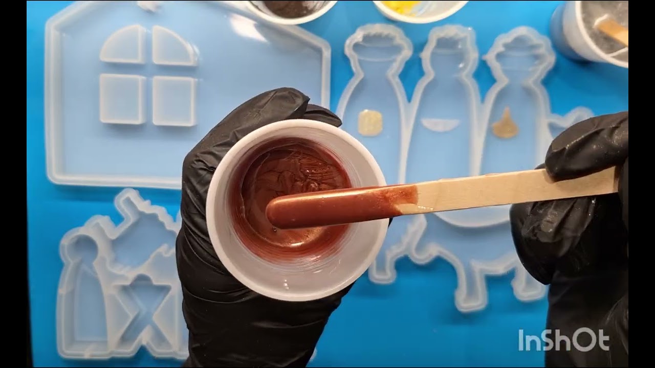 #51 Resin Nativity Set