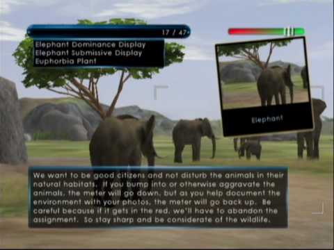 wild earth african safari wii gameplay