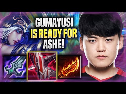 GUMAYUSI IS READY FOR ASHE! - T1 Gumayusi Plays Ashe ADC vs Ezreal! | Season 2022